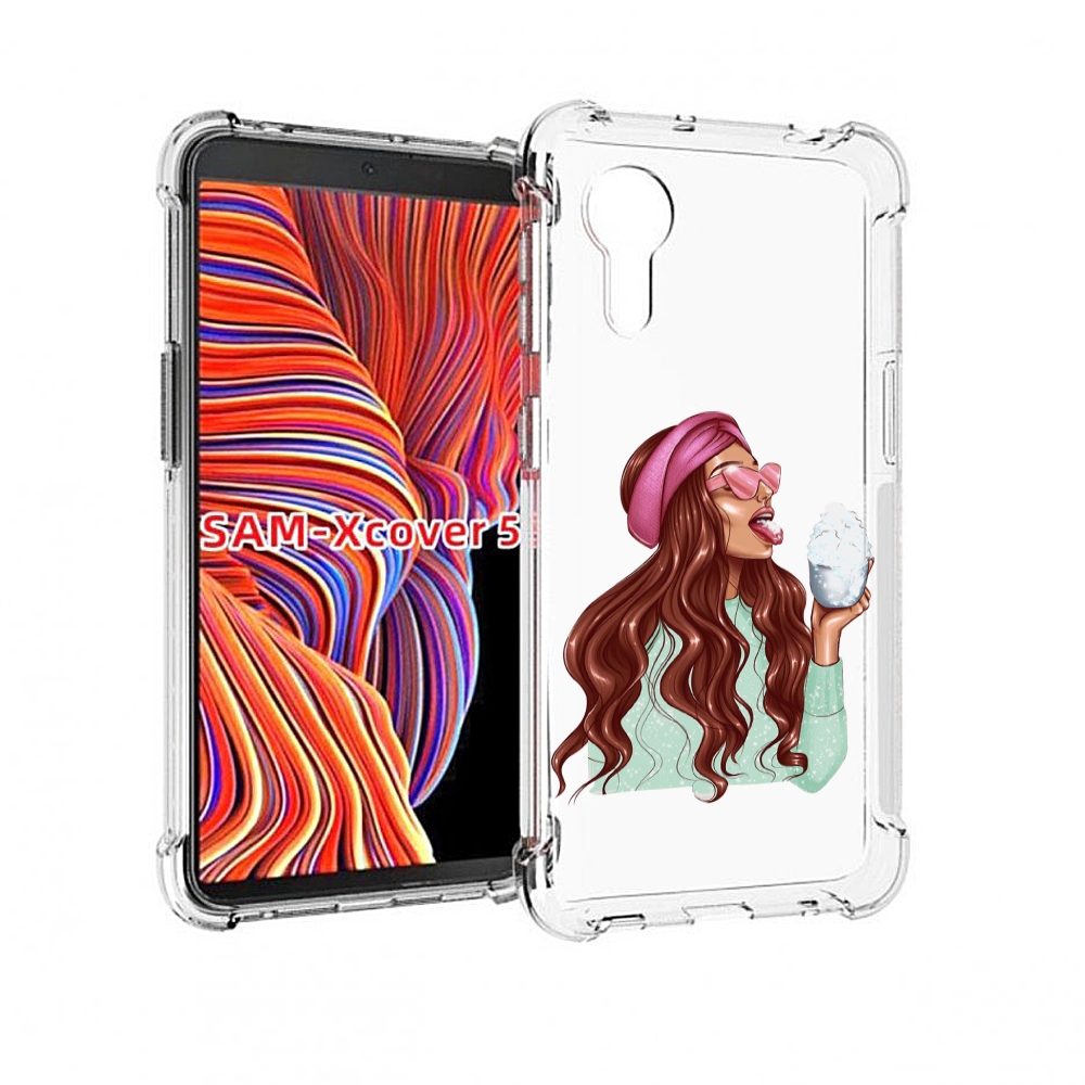 

Чехол MyPads любительница-снега женский для Samsung Galaxy Xcover 5, Прозрачный, Tocco