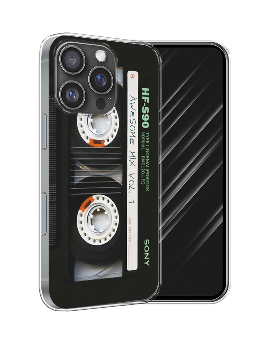 

Чехол Awog на Apple iPhone 16 Pro "Кассета", Черный, 16250-1
