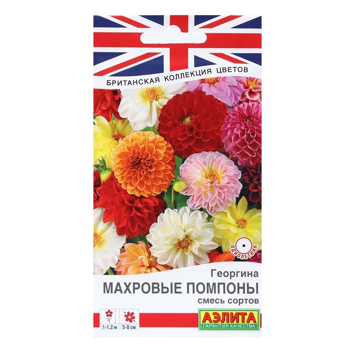 

Семена Аэлита Георгина Махровые помпоны 0,2 г