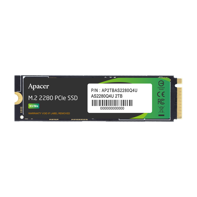 SSD накопитель Apacer AS2280Q4U M.2 2280 2 ТБ (AP2TBAS2280Q4U-1)