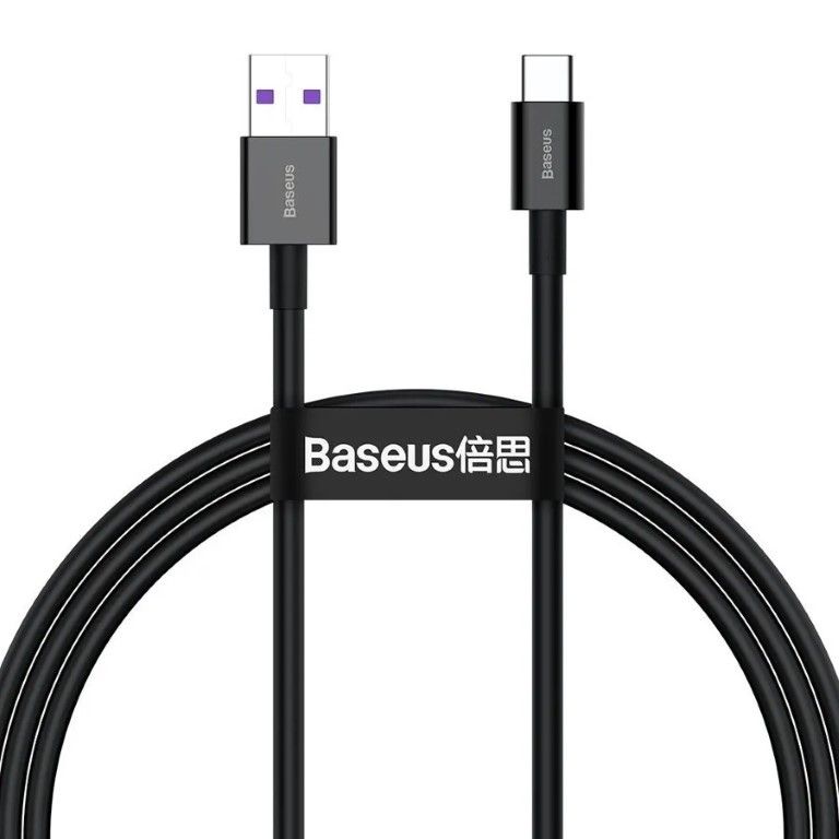 

Кабель Baseus Superior Series USB - Type-C 66W, 2А, 2 м, черный (CATYS-A01)