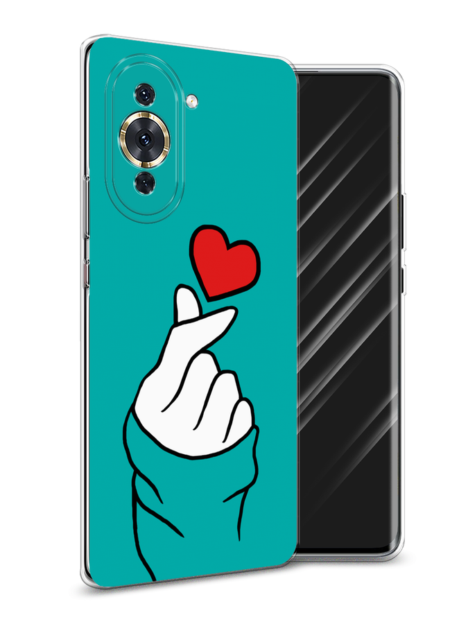 

Чехол Awog на Huawei Nova 10 Pro "Маленькое сердечко", Разноцветный, 6109050-7