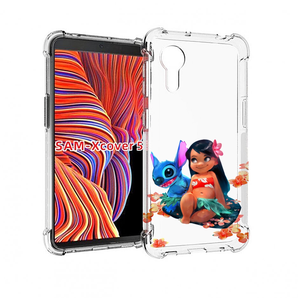 

Чехол MyPads лила-и-стич детский для Samsung Galaxy Xcover 5, Прозрачный, Tocco