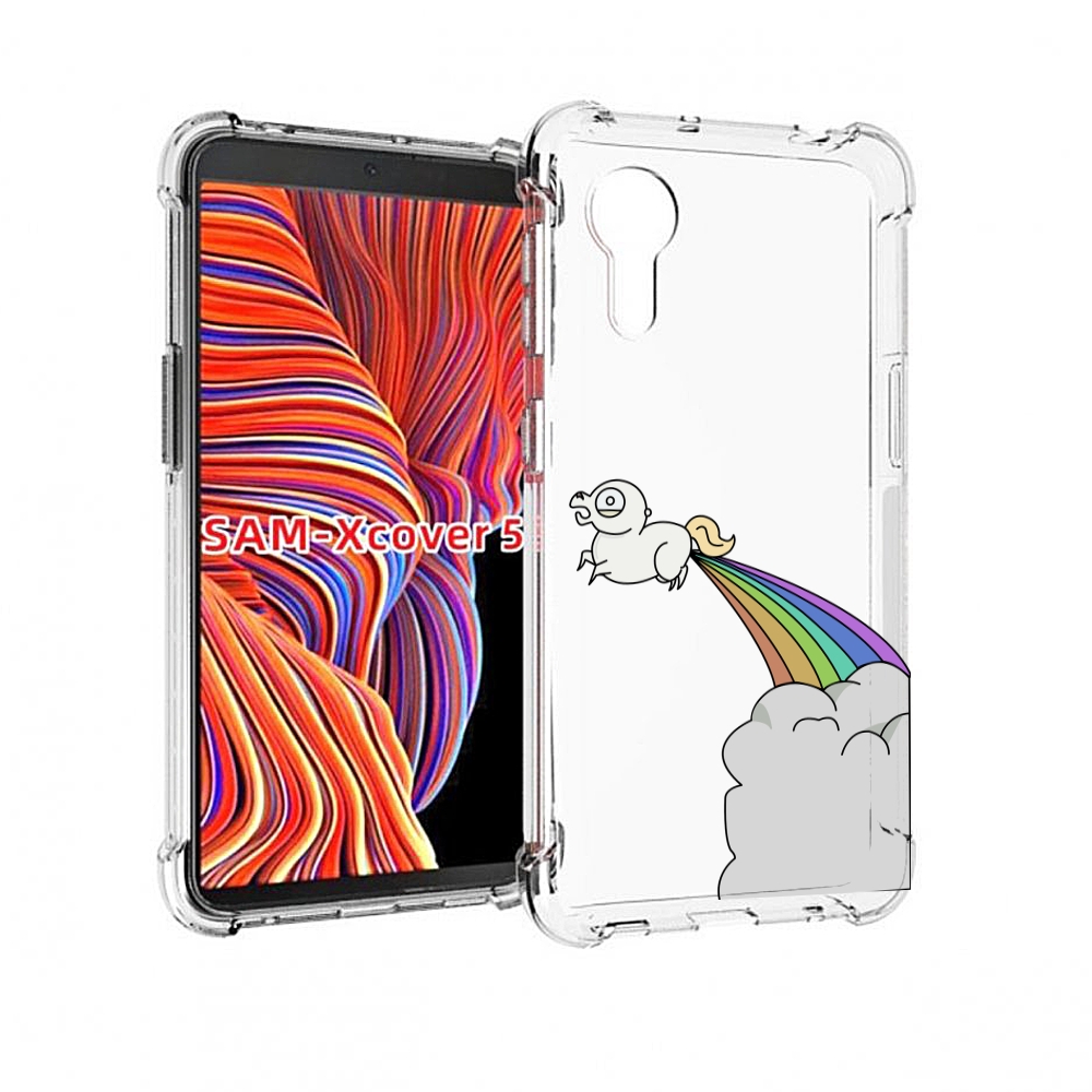 

Чехол MyPads летающее-пони детский для Samsung Galaxy Xcover 5, Прозрачный, Tocco