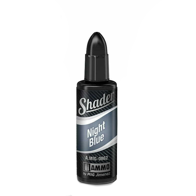 фото Акриловая краска ammo mig акриловая краска night blue shader amig0862