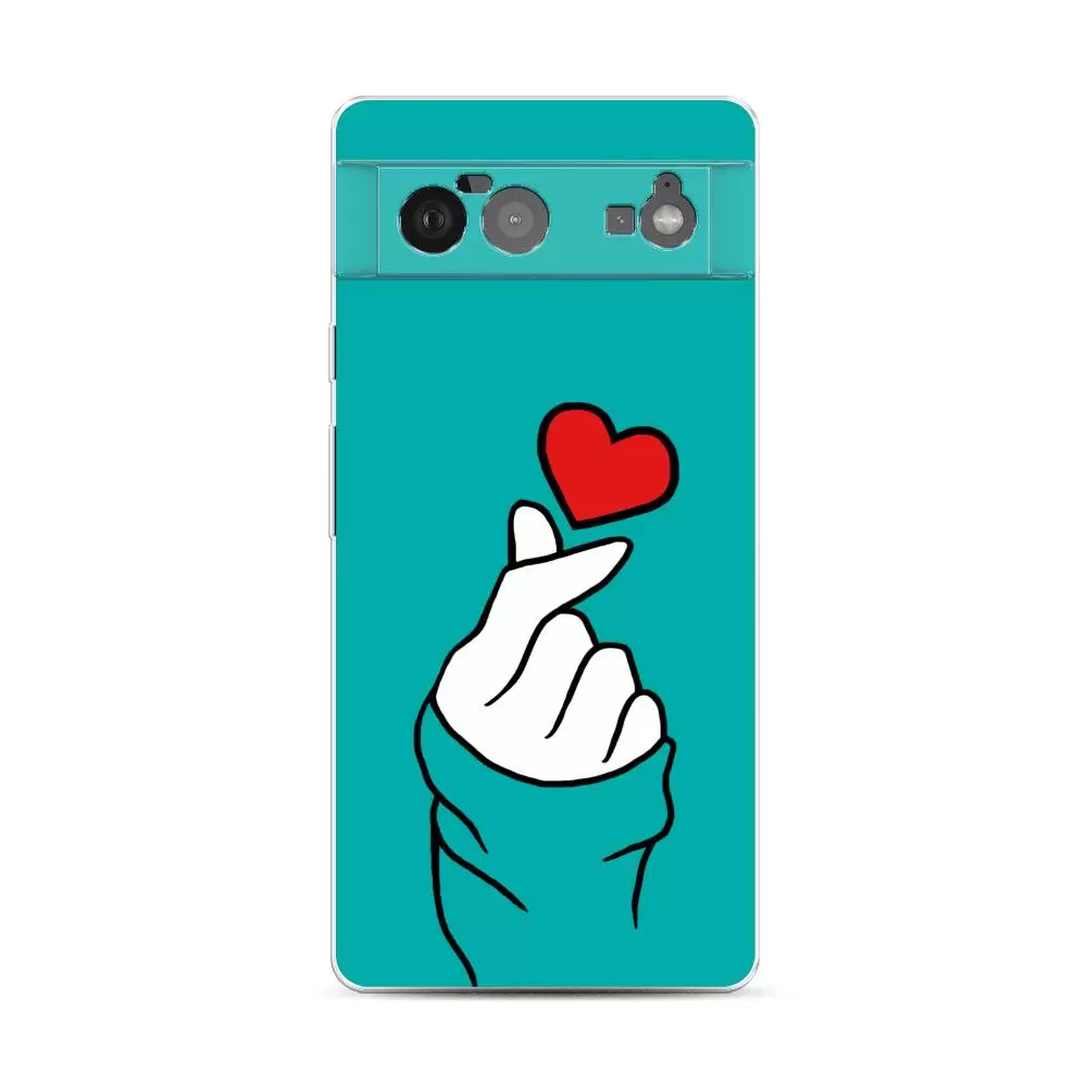 

Чехол Awog на Google Pixel 6 "Маленькое сердечко", Разноцветный, 270850-7