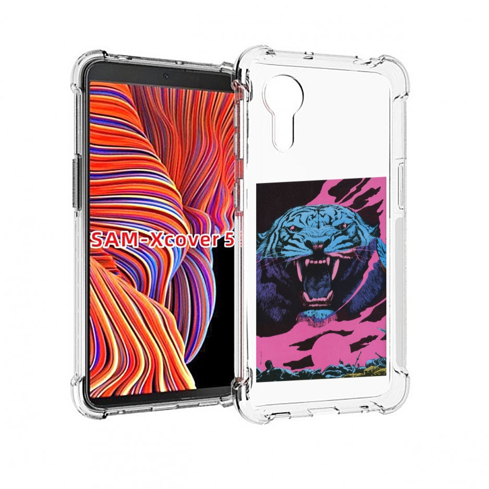 

Чехол MyPads лев с розовыми зубами для Samsung Galaxy Xcover 5, Прозрачный, Tocco