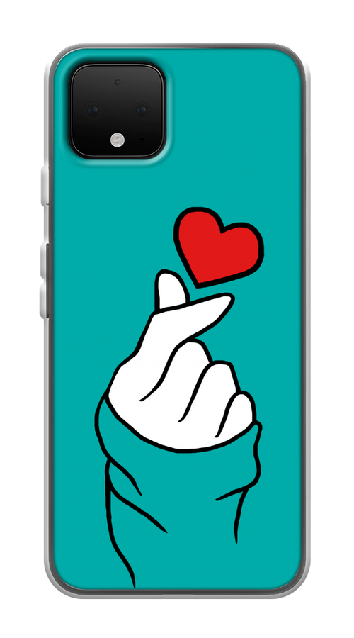 

Чехол Awog на Google Pixel 4 "Маленькое сердечко", Разноцветный, 270250-7