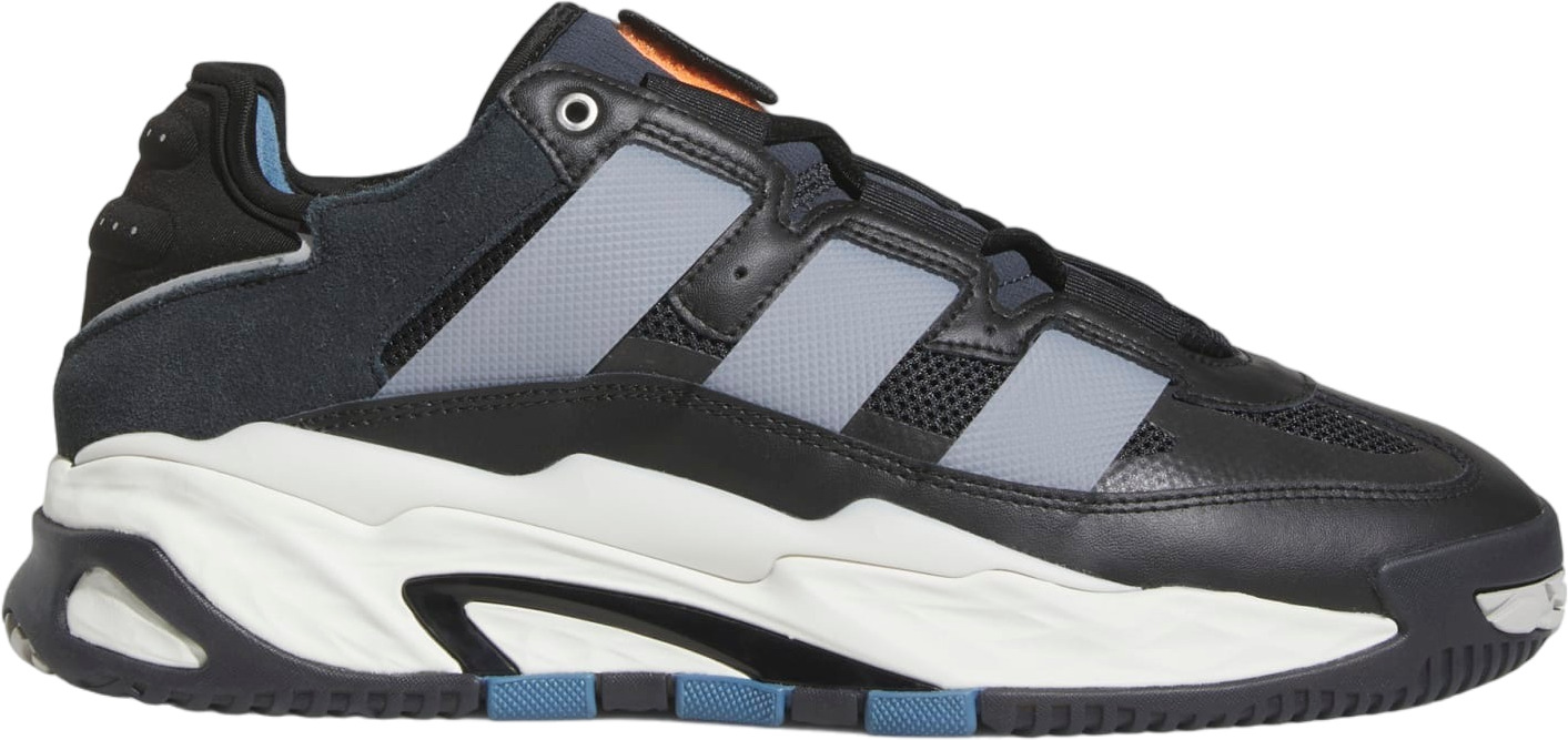 

Кроссовки мужские Adidas NITEBALL черные 10.5 UK, Черный, NITEBALL