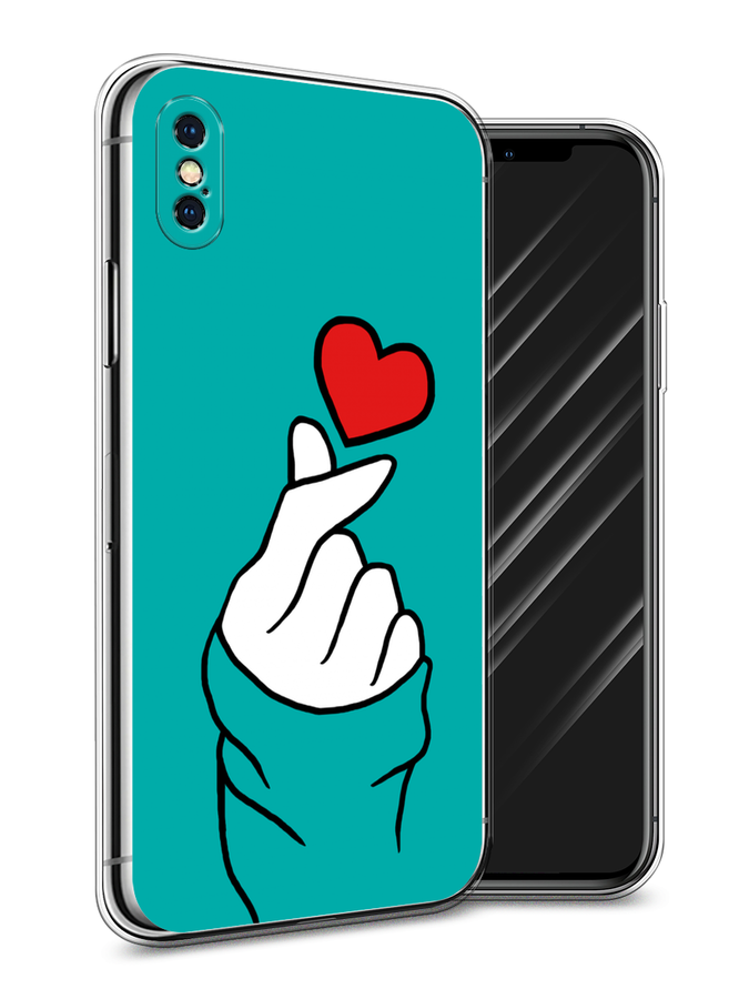 

Чехол Awog на Apple iPhone XS Max (10S Max) / Айфон XS Max (10S Max) "Маленькое сердечко", Разноцветный, 11950-7