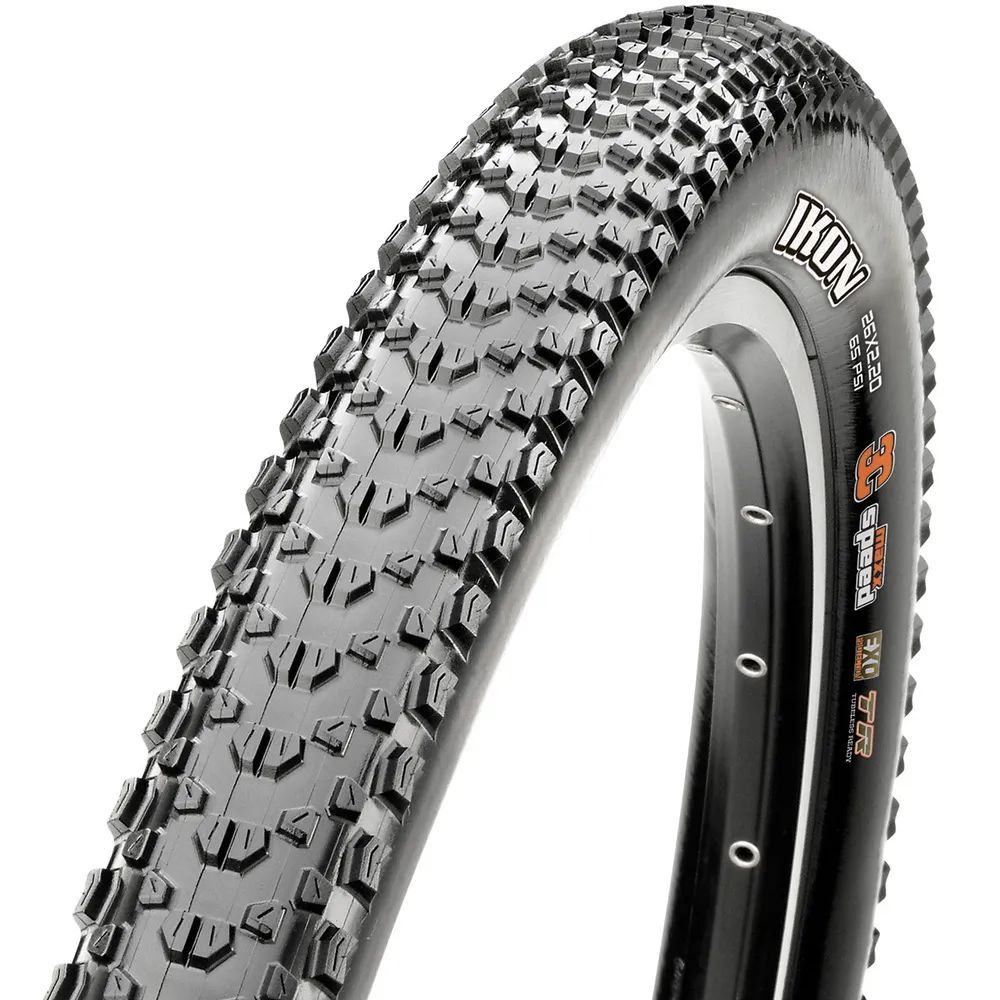 

Покрышка для велосипеда MAXXIS IKON 29X2.2 M319RU F TLR DK60 BK 314/458 2PLHO 3LY, Черный, Ikon