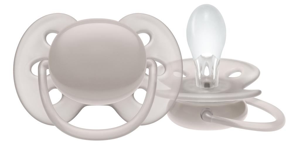 

Пустышка Philips ultra soft; бежевая; 6-18 мес.; 1 шт SCF092/51