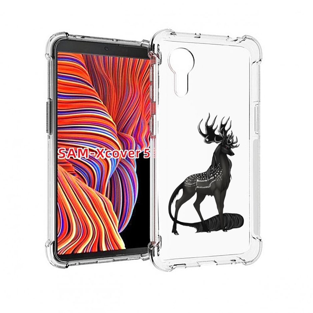 

Чехол MyPads красивый-черный-олень для Samsung Galaxy Xcover 5, Прозрачный, Tocco