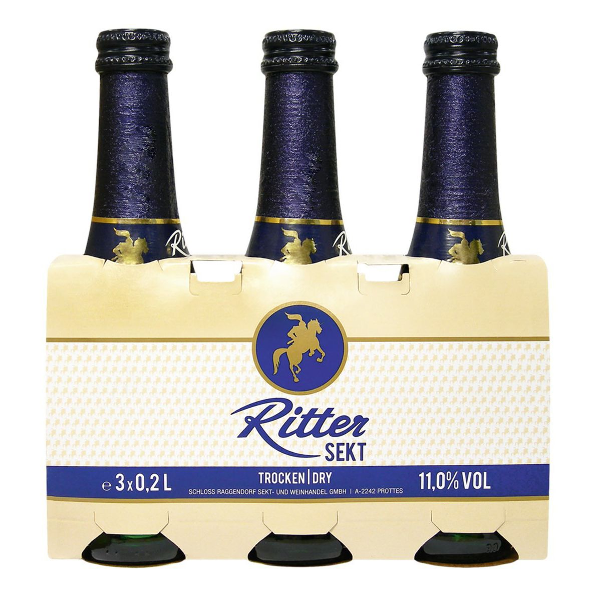 

Вино игристое Ritter Sekt белое сухое 11% 0,2 л x 3 шт Австрия