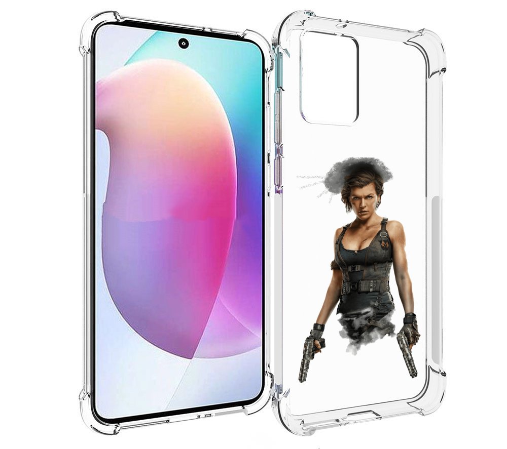 

Чехол MyPads Resident-Evil для Motorola Edge 30 Neo, Прозрачный, Tocco