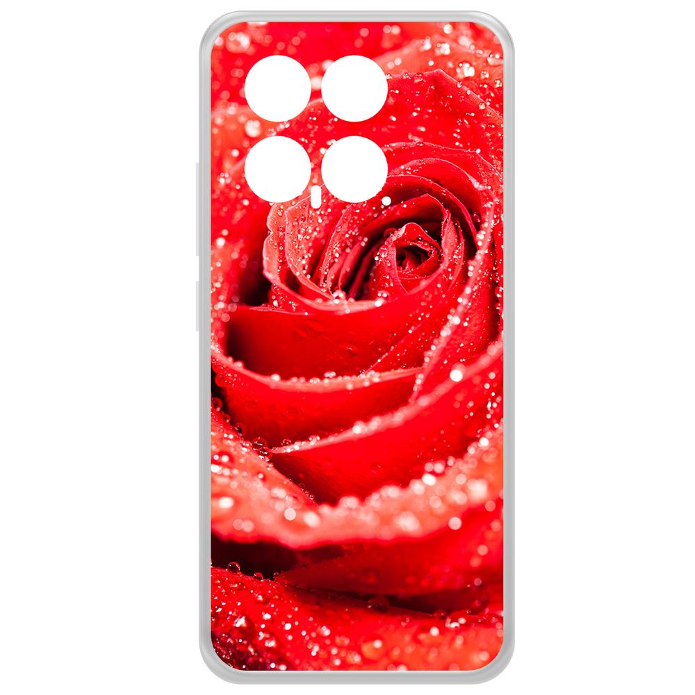 

Чехол-накладка Krutoff Clear Case Роза для Xiaomi 14, Прозрачный