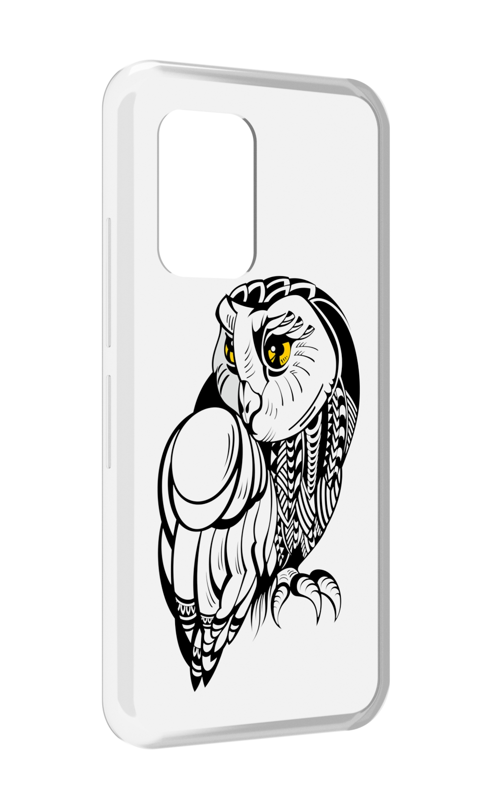 

Чехол MyPads сова-красотка для UMIDIGI Bison GT, Прозрачный, Tocco