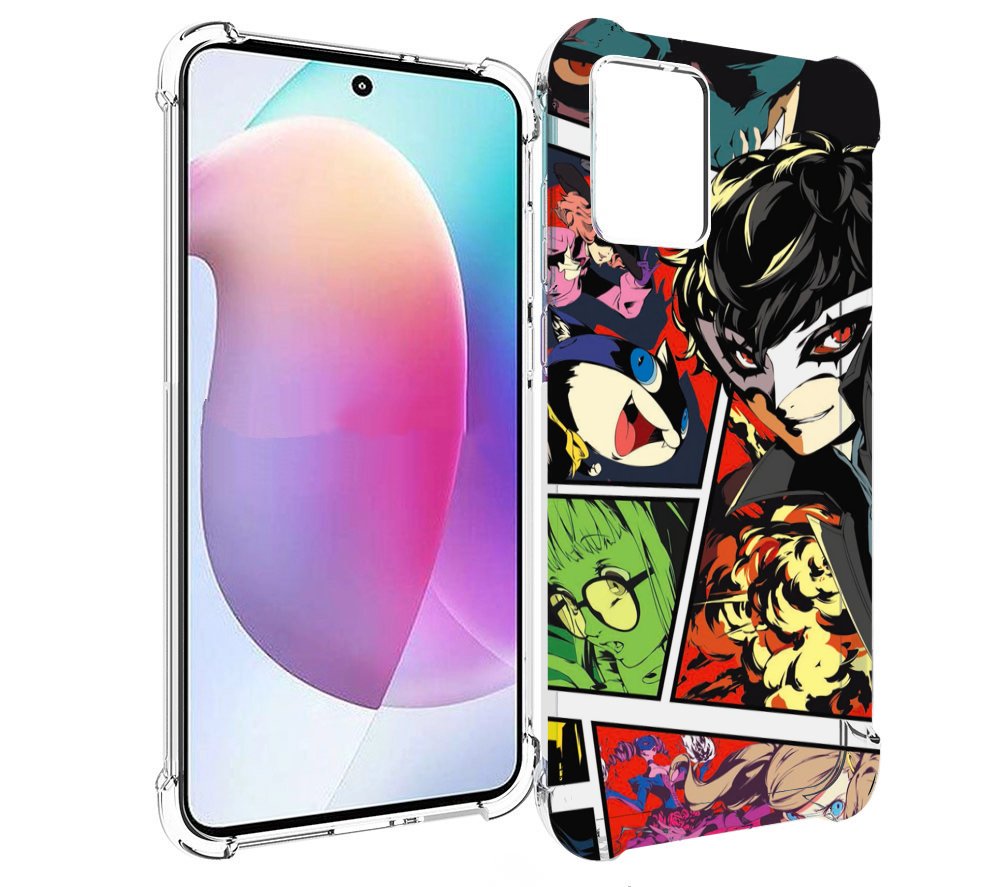 

Чехол MyPads Persona 5 art для Motorola Edge 30 Neo, Прозрачный, Tocco