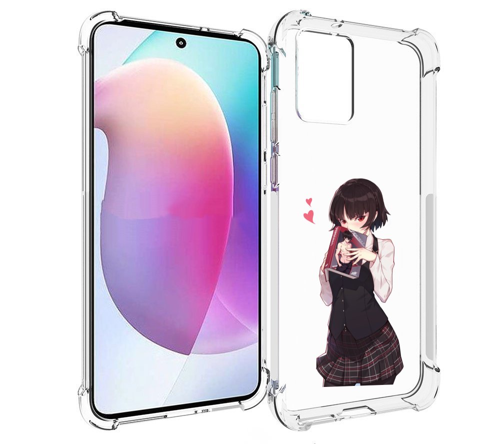 

Чехол MyPads Persona 5 - Makoto Niijima для Motorola Edge 30 Neo, Прозрачный, Tocco