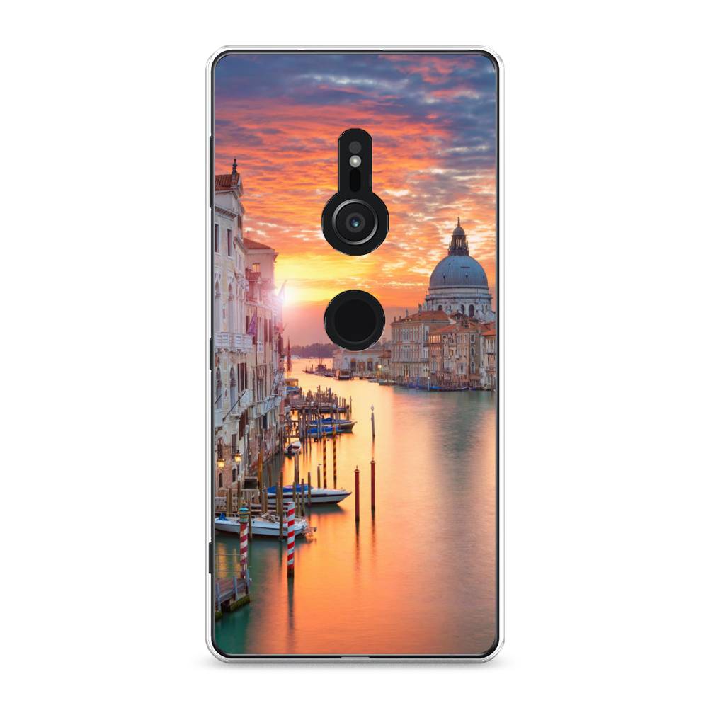 

Чехол на Sony Xperia XZ2 "Восход 11", Розовый;оранжевый, 52850-2