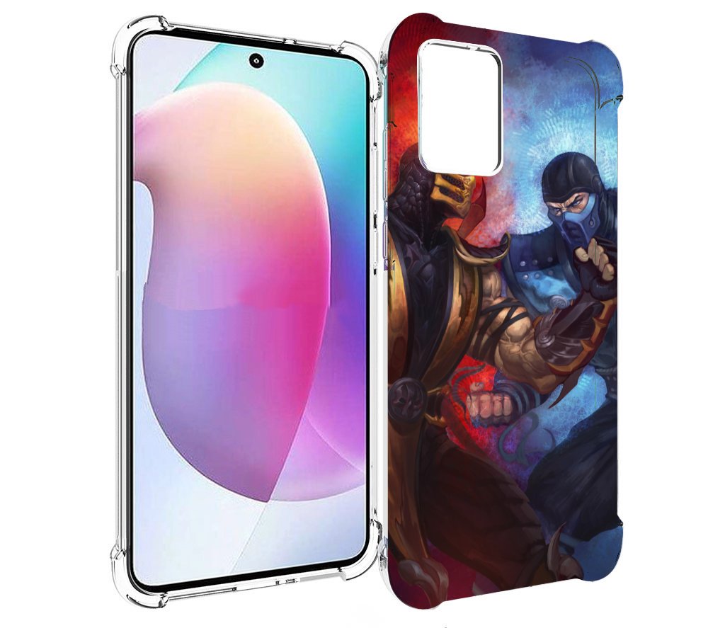 Чехол MyPads Mortal Kombat art для Motorola Edge 30 Neo