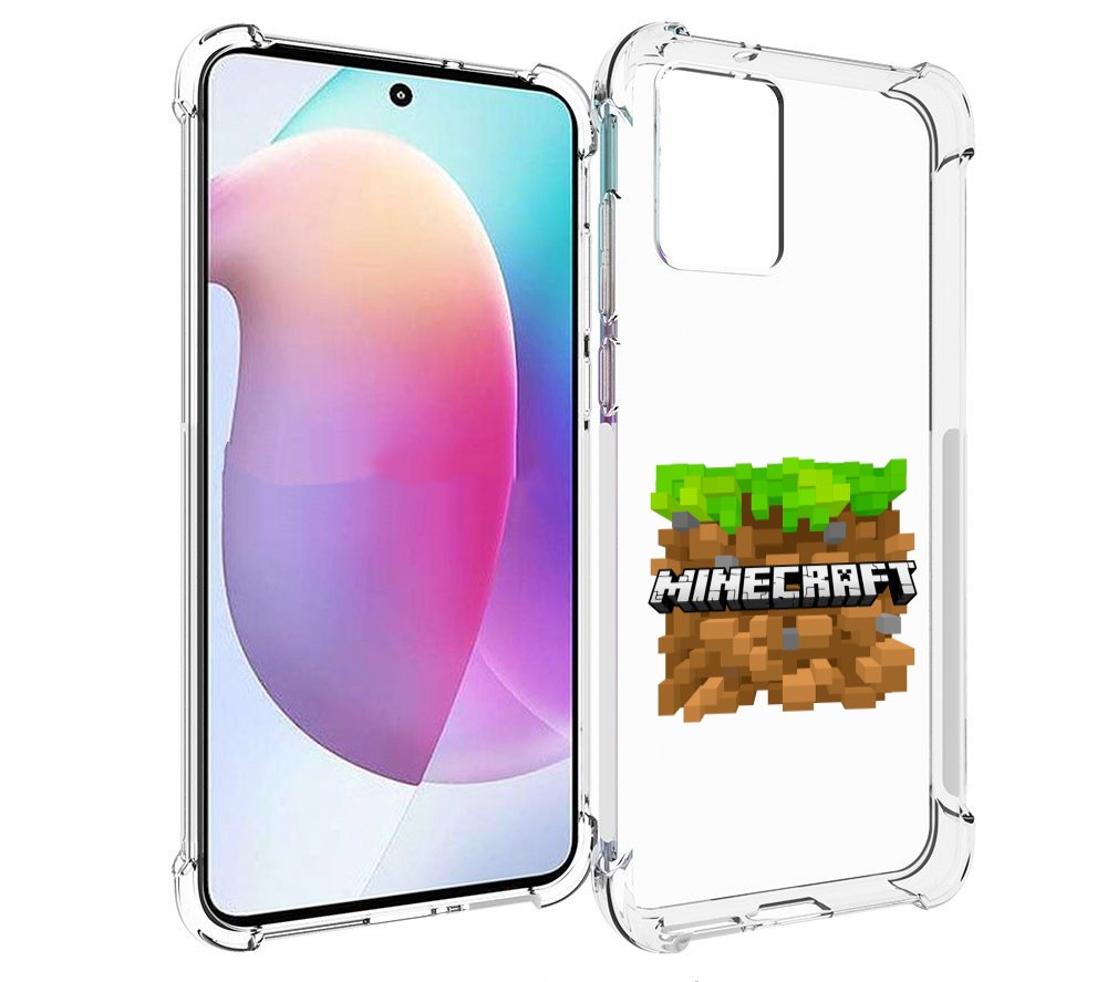 

Чехол MyPads Minecraft-2 для Motorola Edge 30 Neo, Прозрачный, Tocco