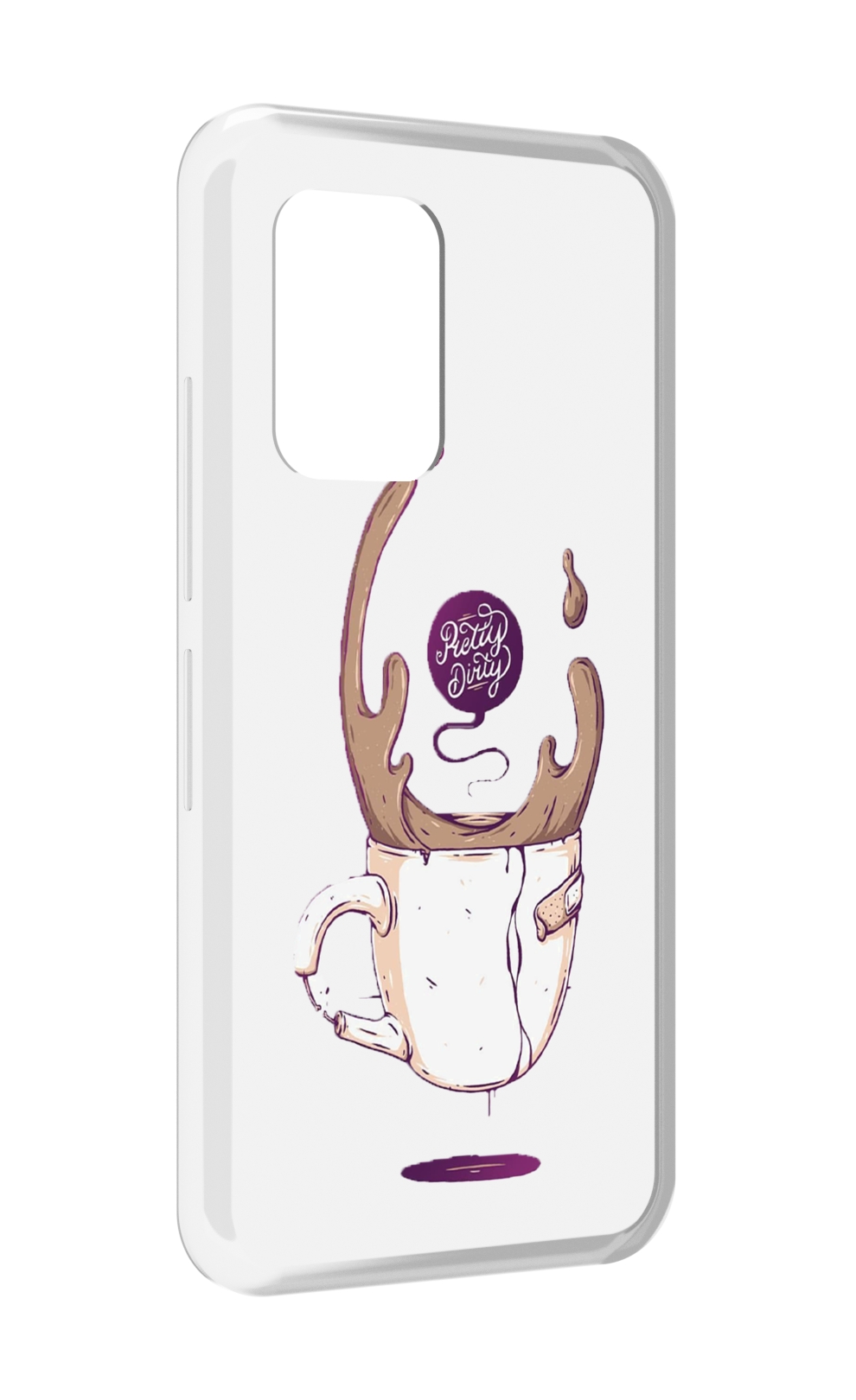 

Чехол MyPads сломанный стаканчик для UMIDIGI Bison GT, Прозрачный, Tocco