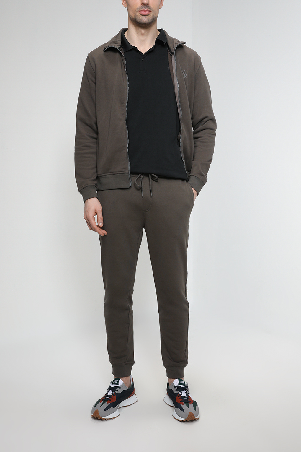 

Спортивные брюки мужские MARCO DI RADI MDR23042268CD коричневые M, Коричневый, MDR23042268CD