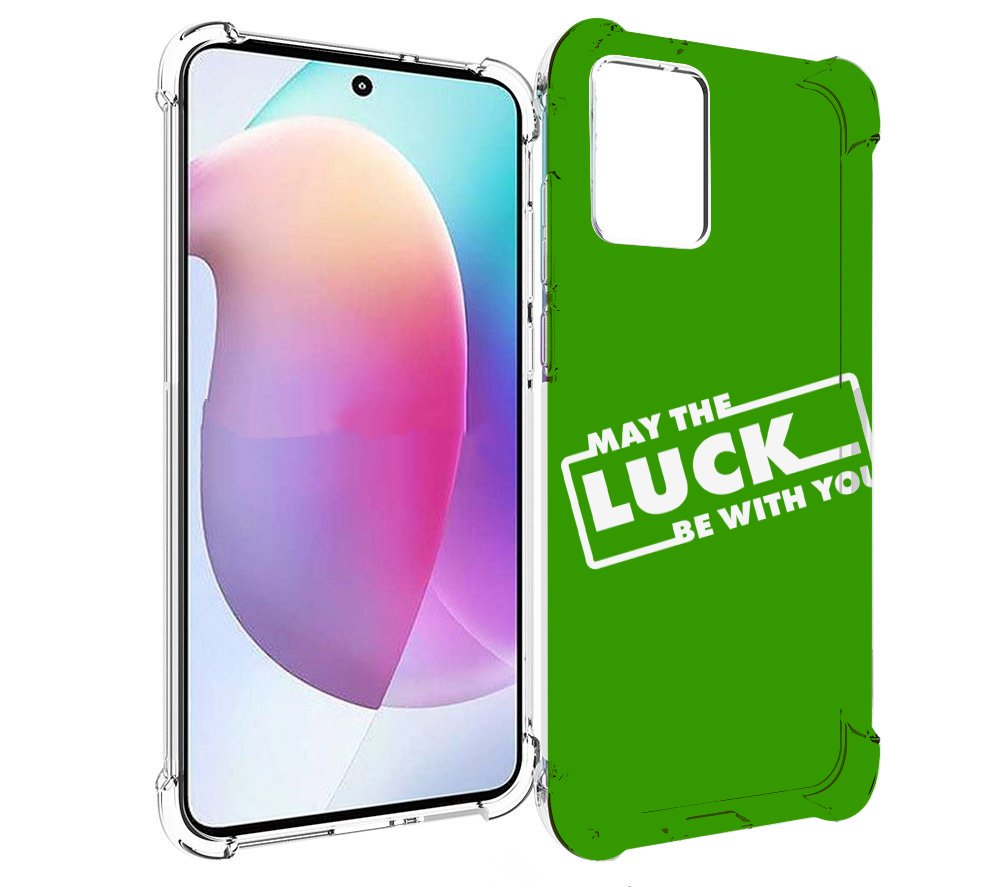 

Чехол MyPads Luck green для Motorola Edge 30 Neo, Прозрачный, Tocco