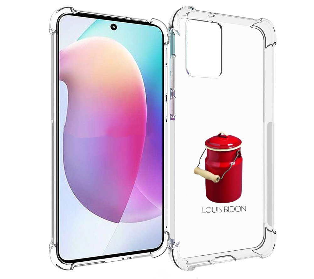 

Чехол MyPads Louis-bidon для Motorola Edge 30 Neo, Прозрачный, Tocco