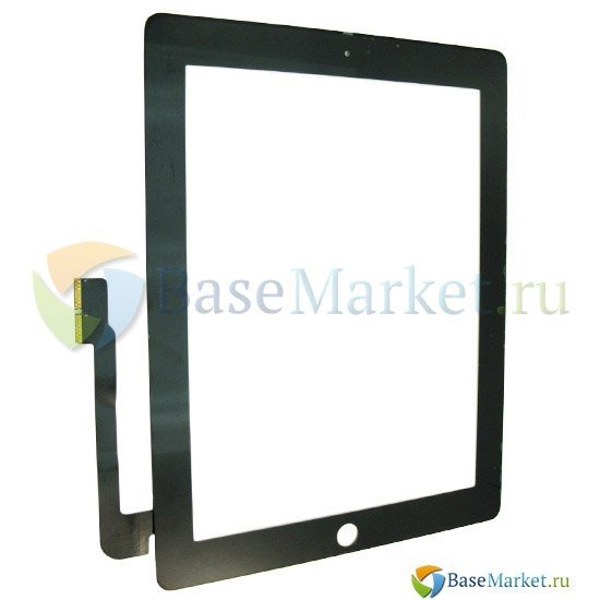 

Тачскрин (сенсор) BaseMarket для Apple iPad A1458 (черный)