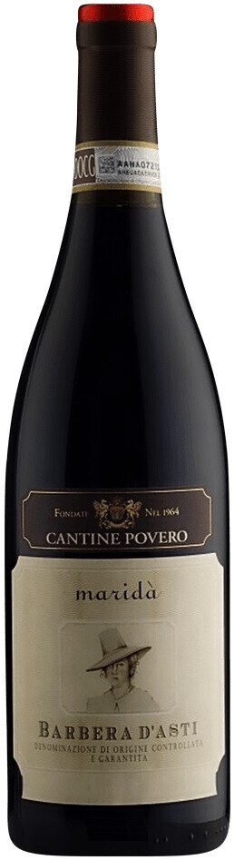 

Вино Cantine Povero Barbera d'Asti Marida красное сухое 13,5% 0,75 л
