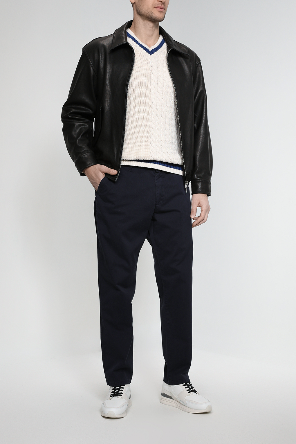 

Брюки мужские MARCO DI RADI MDR23042267CD синие 2XL, Синий, MDR23042267CD