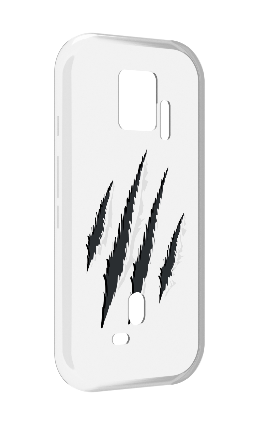 

Чехол MyPads след-когтей для ZTE Nubia Red Magic 7S Pro, Прозрачный, Tocco