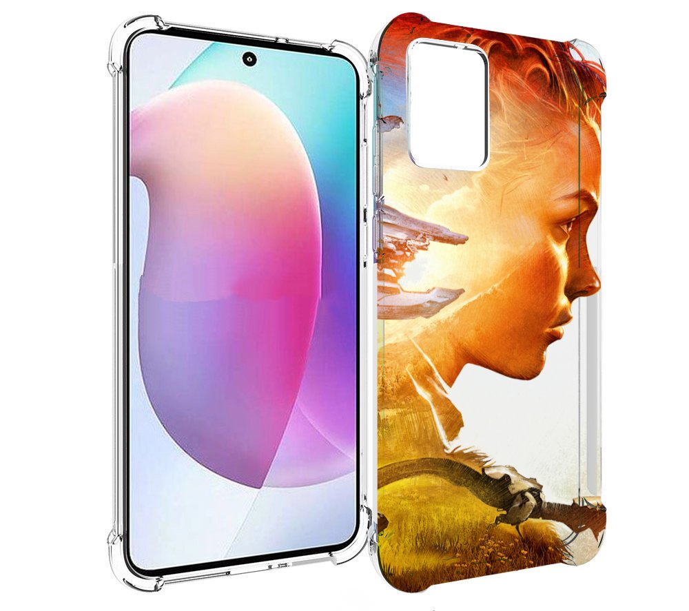 

Чехол MyPads Horizon Zero Dawn art для Motorola Edge 30 Neo, Прозрачный, Tocco