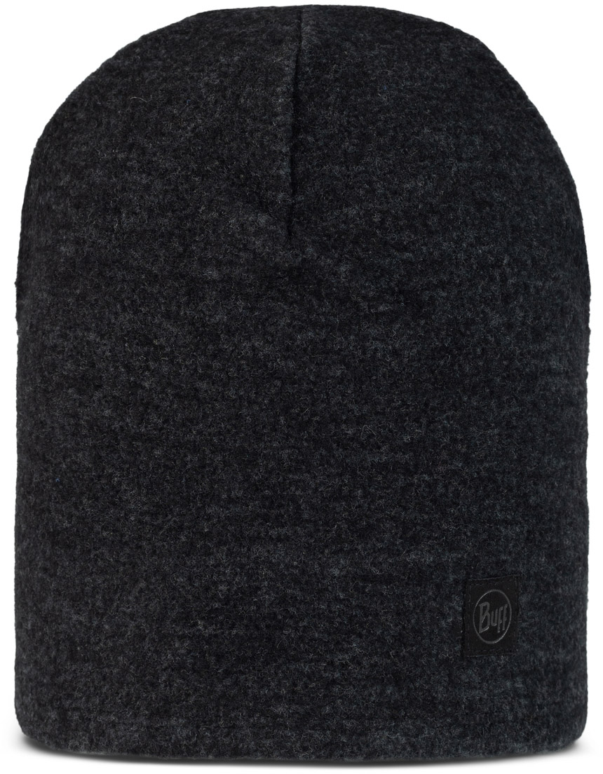 Шапка бини унисекс Buff Merino Fleece Hat black, р.53-62