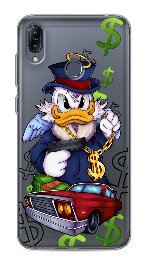 

Чехол на Asus Zenfone Max M2 ZB633KL "Scrooge McDuck with a Gold Chain", Красный;синий;белый, 43750-6