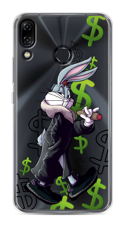

Чехол на Asus Zenfone 5 "Rich Bugs Bunny", Зеленый;черный;голубой, 43450-6