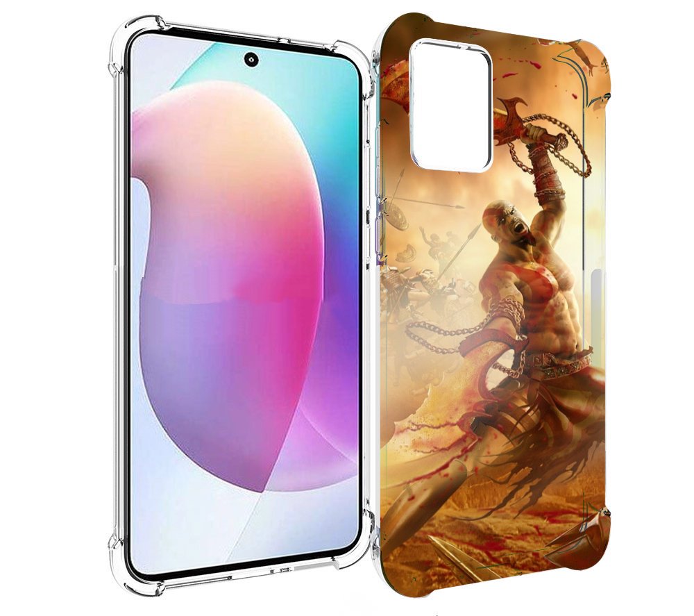 

Чехол MyPads God Of War III для Motorola Edge 30 Neo, Прозрачный, Tocco