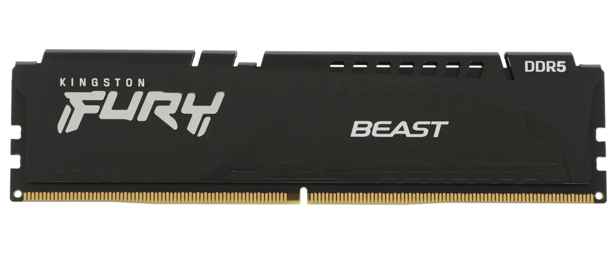 

Оперативная память Kingston Fury Beast (KF556C40BB-8), DDR5 1x8Gb, 5600MHz, Fury Beast