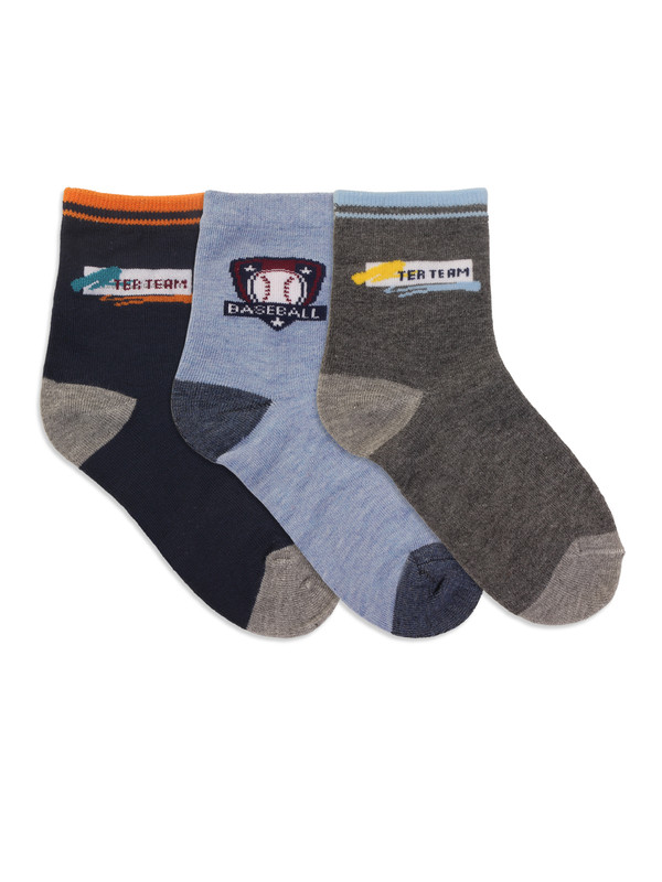 

Носки детские Little Mania ZW-A159-LM, темно-синий,темно-серый,синий, 20-22, Разноцветный, ZW-A159-LM