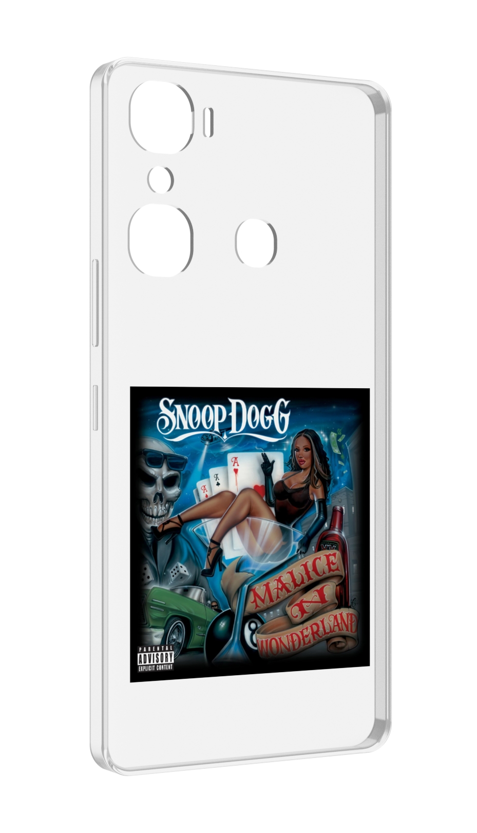 

Чехол MyPads Snoop Dogg MALICE N WONDERLAND для Infinix Hot 12 Pro, Прозрачный, Tocco