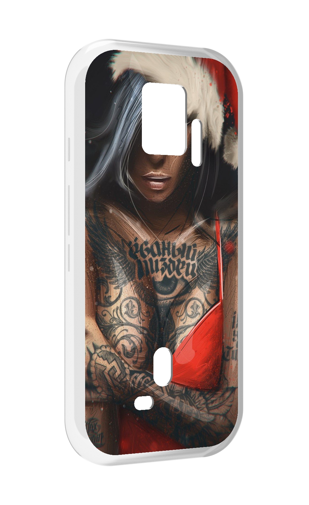 

Чехол MyPads санта-клаус-девушка для ZTE Nubia Red Magic 7S Pro, Прозрачный, Tocco