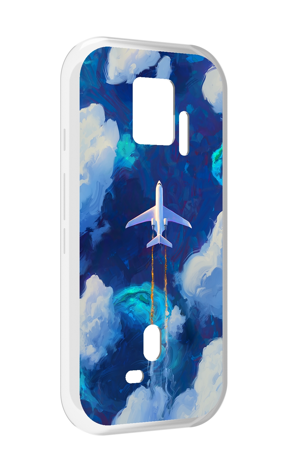 

Чехол MyPads самолет-в-небе-рисунок для ZTE Nubia Red Magic 7S Pro, Прозрачный, Tocco