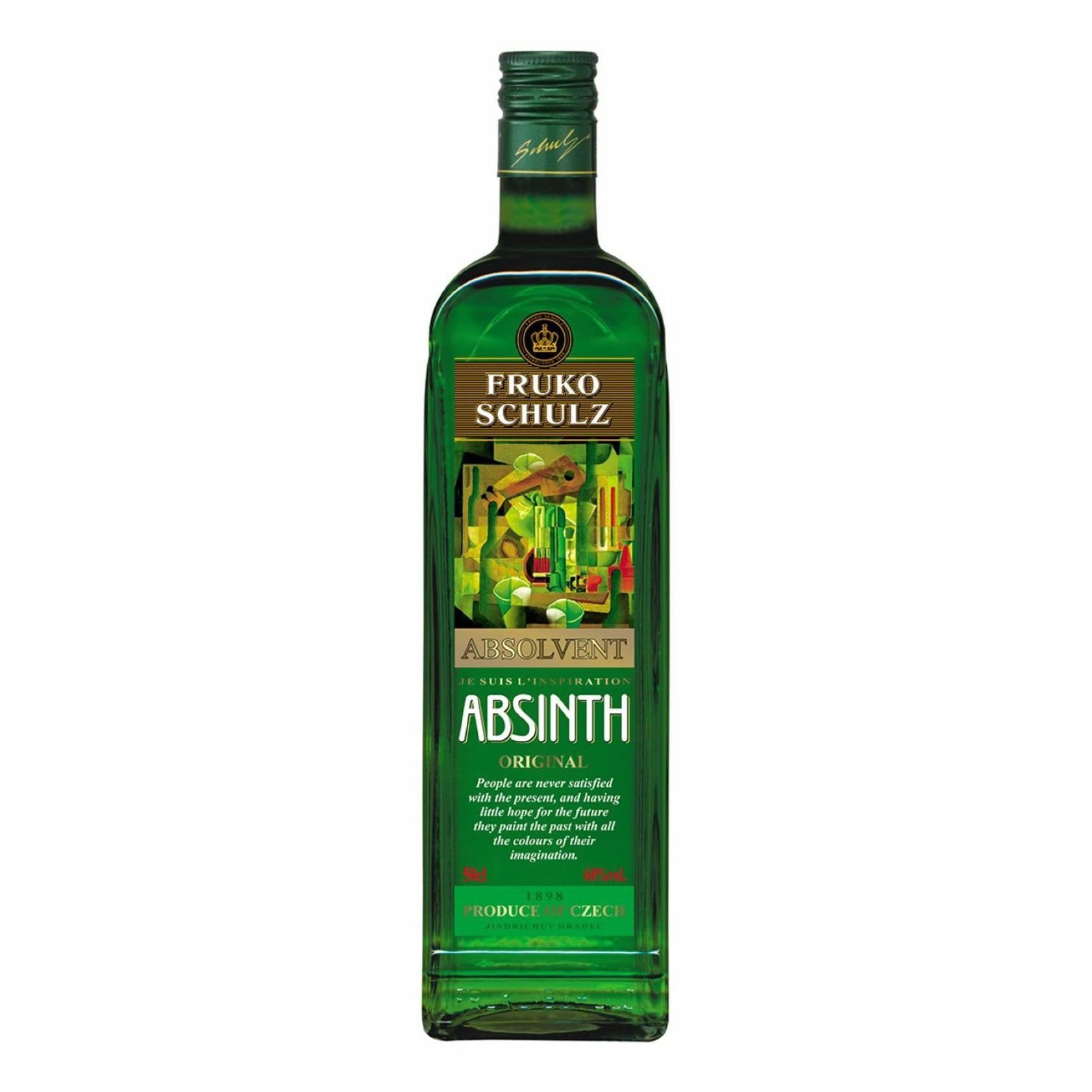 

Абсент Fruko Schulz Absolvent 60% 0,5 л