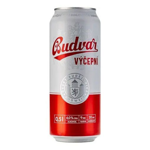 

Пиво Budvar Vycepni светлое фильтрованное пастеризованное 4% 0,5 л