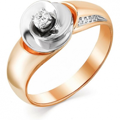 

Кольцо из комбинированного золота с 9 бриллиантами р. 18,5 Master Brilliant 1-408004-00-00, 1-408004-00-00