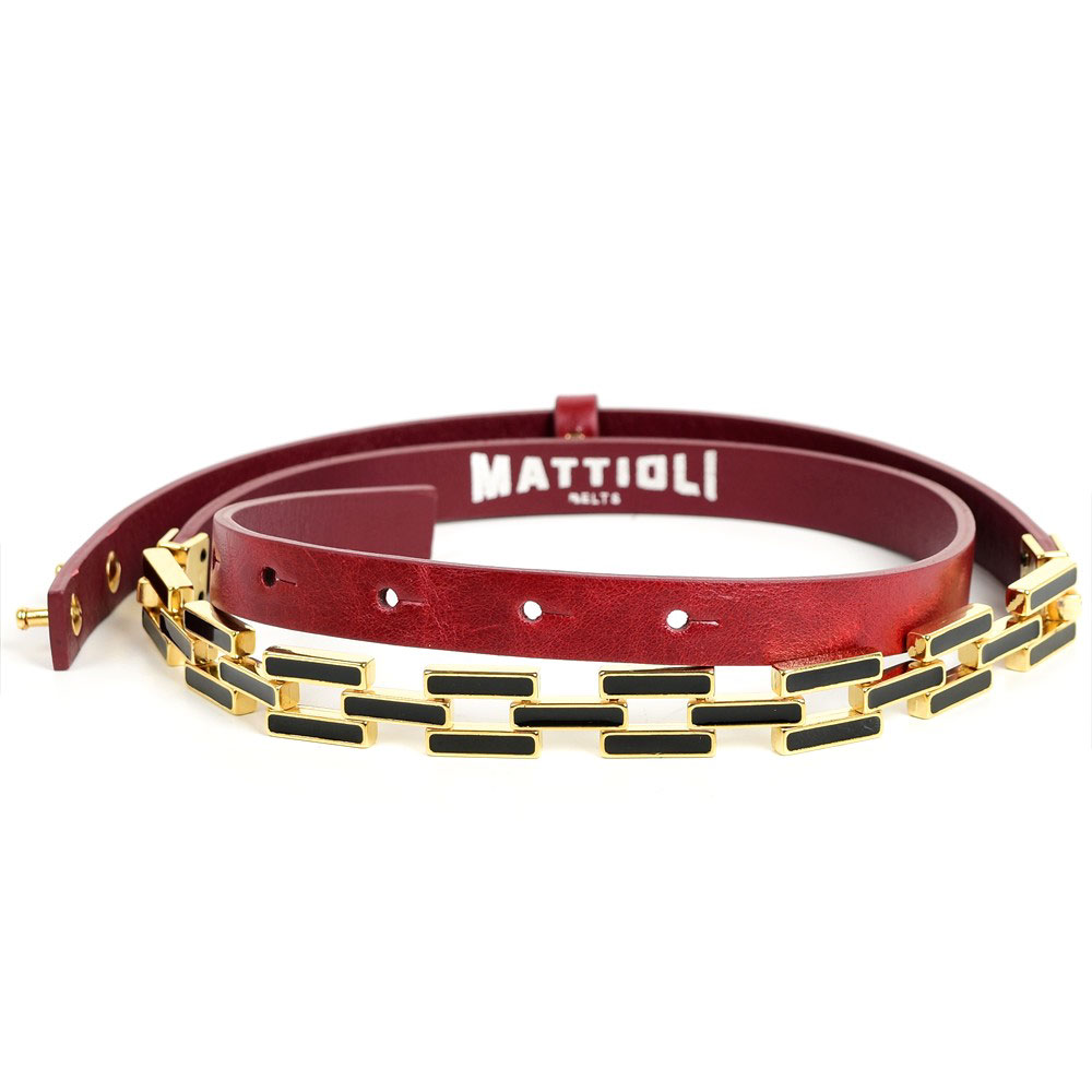 

Mattioli 500-19C6 bordo Ремень женский, 500-19C6