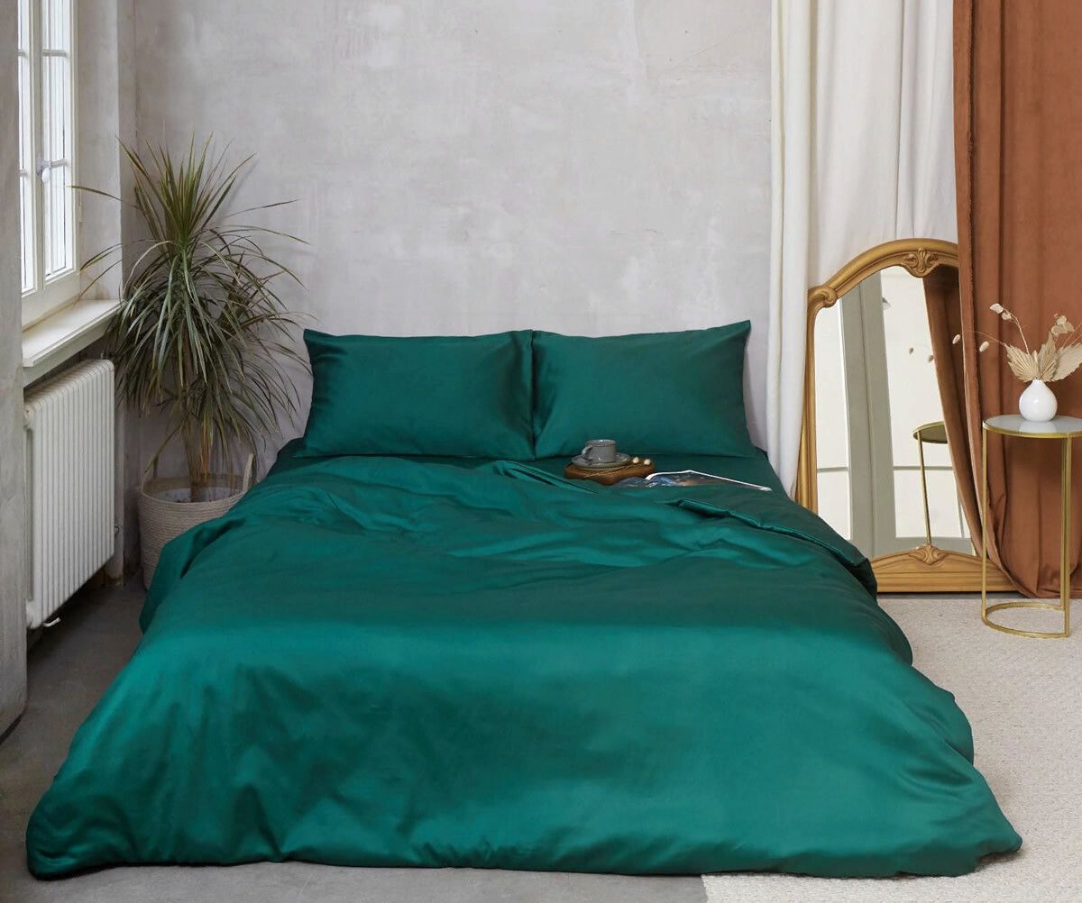 

Простыня Maktex из тенселя на резинке 60S 4234 Морская нимфа, из тенселя на резинке 200х200х40