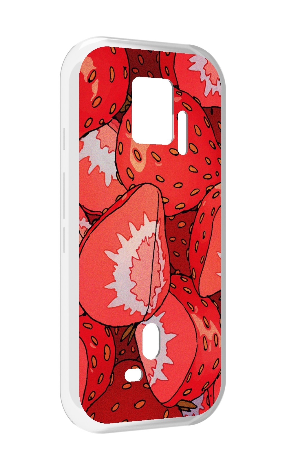 

Чехол MyPads рисованная-клубника для ZTE Nubia Red Magic 7S Pro, Прозрачный, Tocco